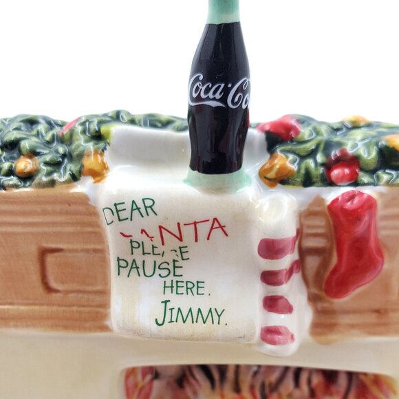Vintage “Coca-Cola” Ceramic “Holiday Portraits” Salt & Pepper Shakers–NEW w/Flaw - Picture 4 of 9